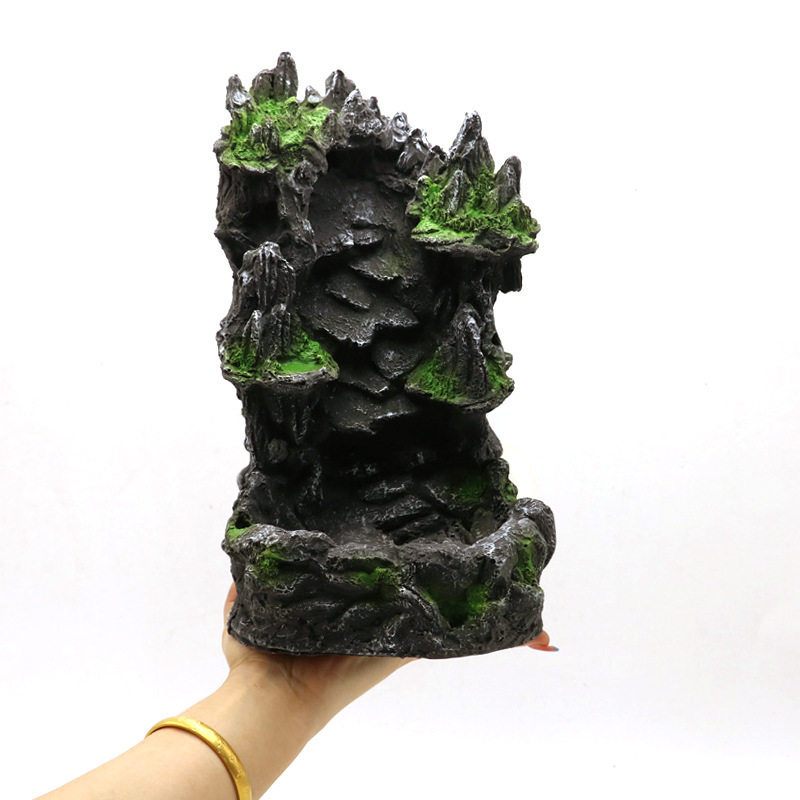 鱼缸造景水中流沙瀑布套