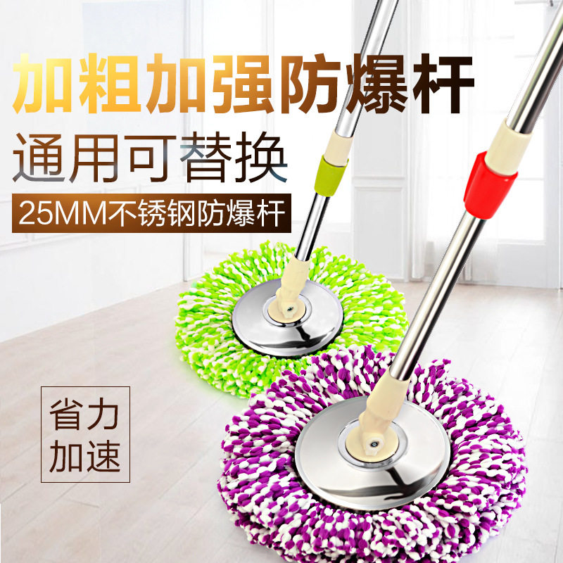 免手洗双驱动旋转拖把桶懒人拖把家用一拖净塑料手压清洗八字桶