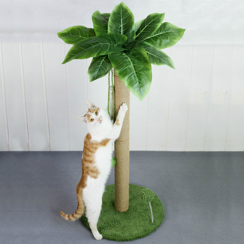 猫抓柱猫爬架大猫专用猫抓柱剑麻新款双吊球猫抓板磨爪挠痒猫玩具