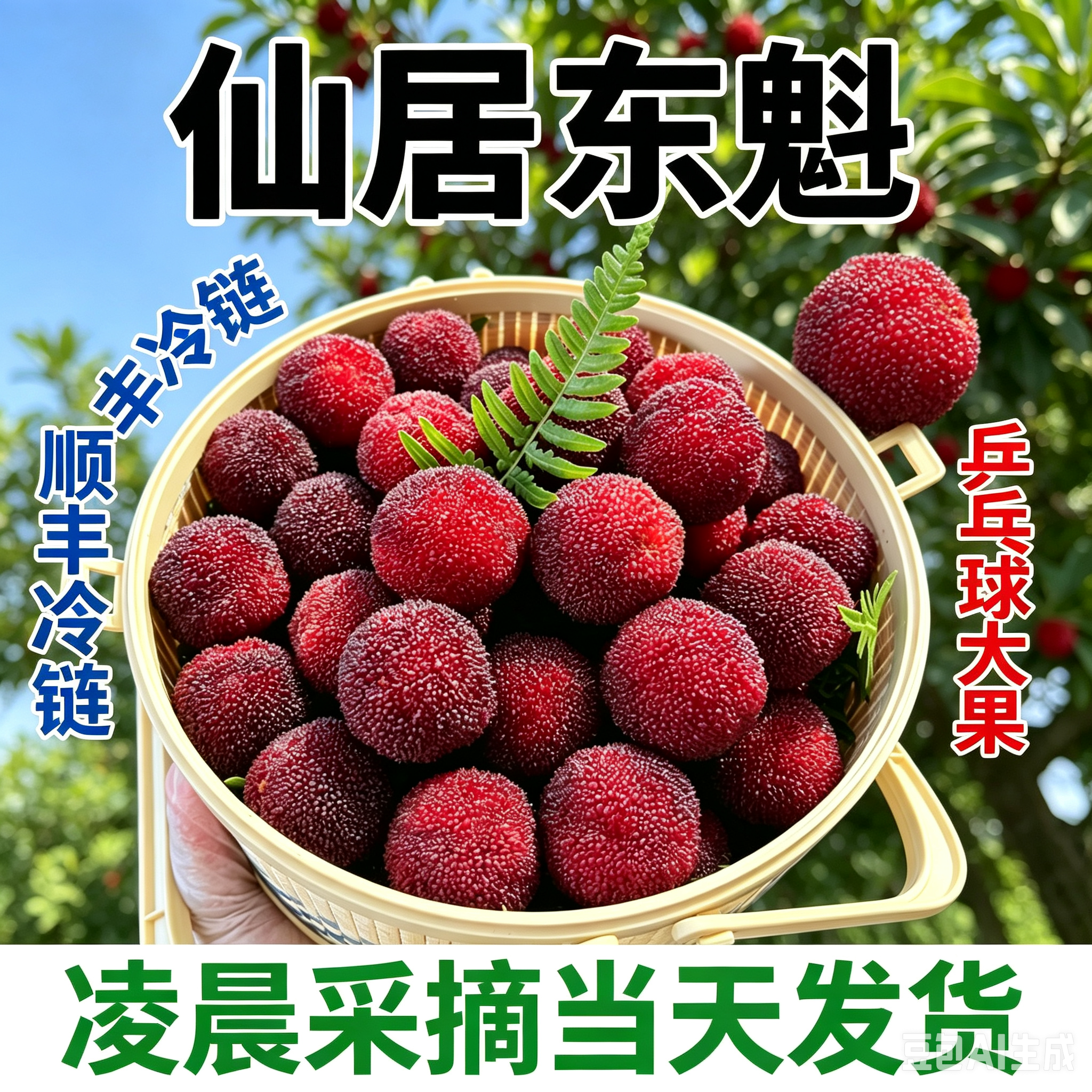 仙居杨梅东魁杨梅礼盒装果肉厚实