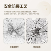 壁挂云朵化妆镜台式 桌面带灯轻奢LED高级感智能镜主卧梳妆台镜子