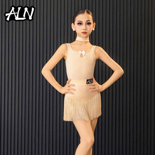 ALN艾琅纳拉丁舞服女童2026新款无袖上衣儿舞蹈集训演出练功服装