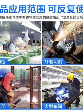 厂家车间除尘器脉柜式可移动工集尘器车间粉尘单机业尘粉除QLK冲