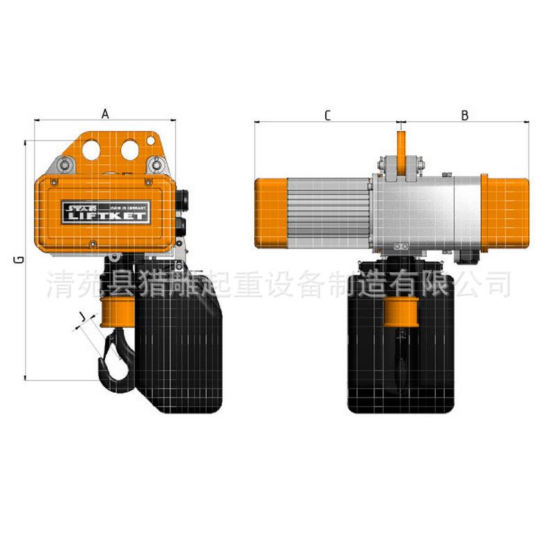 国LIFTKT环链电动葫芦 力福凯环链电动特不德锈E钢电动动葫芦起重