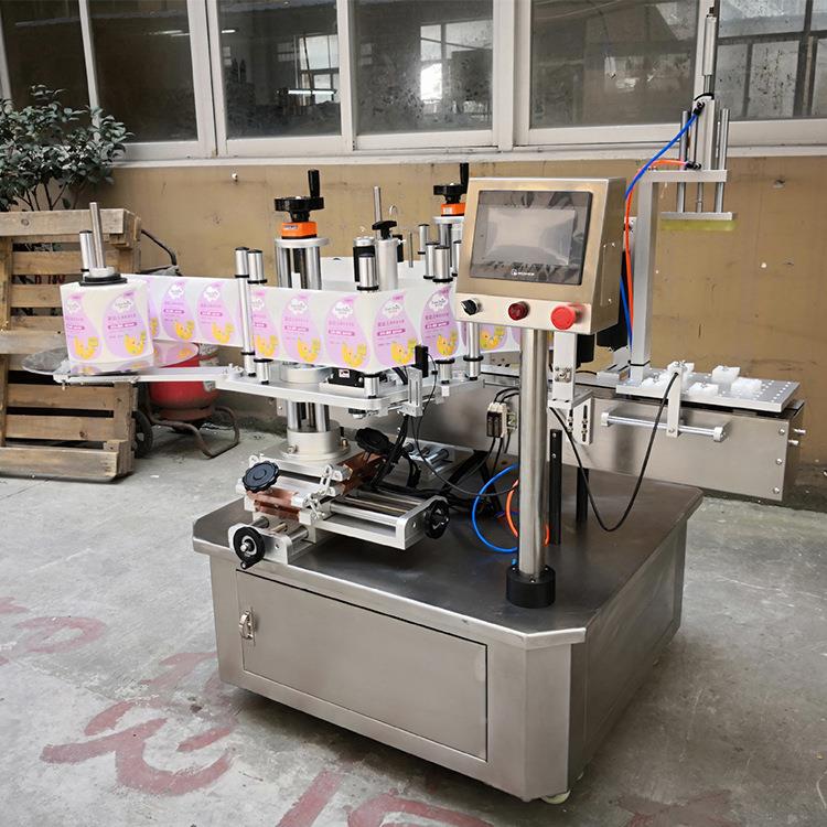 腾半自 动双面洗衣贴液标机 自动双联面贴LT-M210标机方瓶贴标机