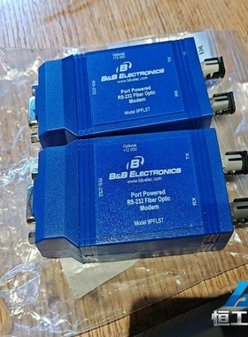 询价B&BElectronics串口RS232转光纤st转换