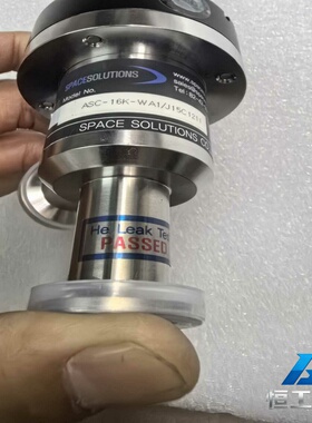 询价SPACESOLUTIONS，半导体真空角阀，全新闲