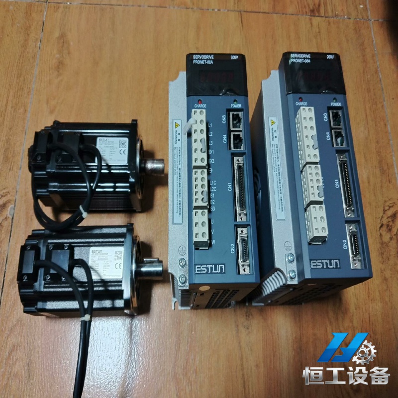 询价~0.75kw埃斯顿伺服电机PRONET-08AMG，电机EM