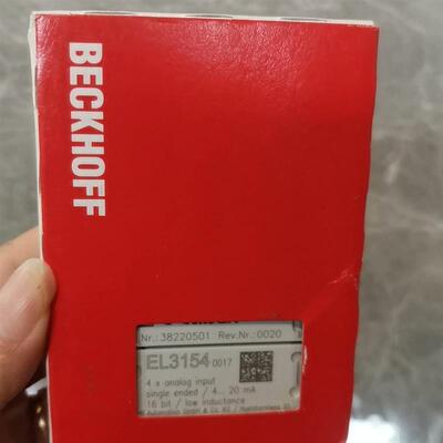 倍福beckhoff 模块EL3154 全新原装正品   未-议价