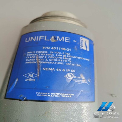 询价~福尼FORNEY UNIFLAME火检传感器