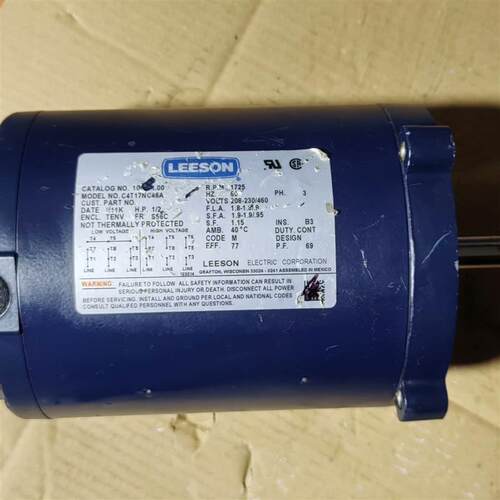 LEESON进口电机C4T17NC46A，成色如图实物拍照，-议价