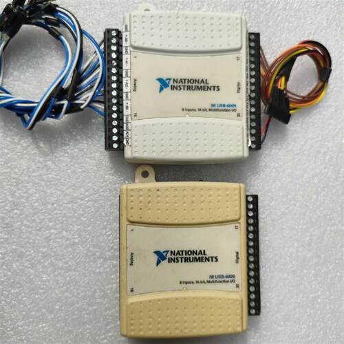 美国NI原装拆机USB-6009，USB数据采集设备，实物图-议价
