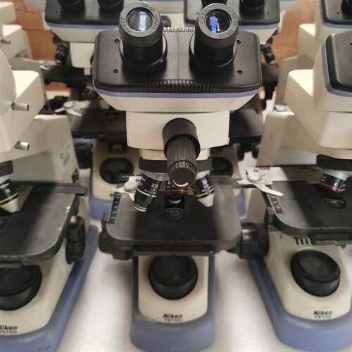 尼康nikon显微镜，学生用显微镜，YS-100型。双10倍-议价