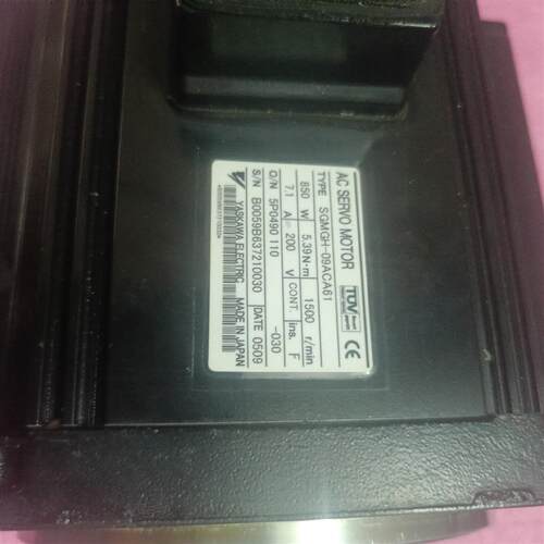 纯进口安川伺服电机850w瓦SGMGH-09ACA61原装进-议价