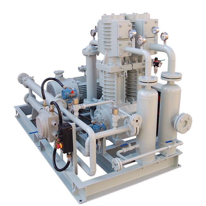 z型往复式增压设备水冷氢气压缩机zw-2.8/(0~0.1)-15