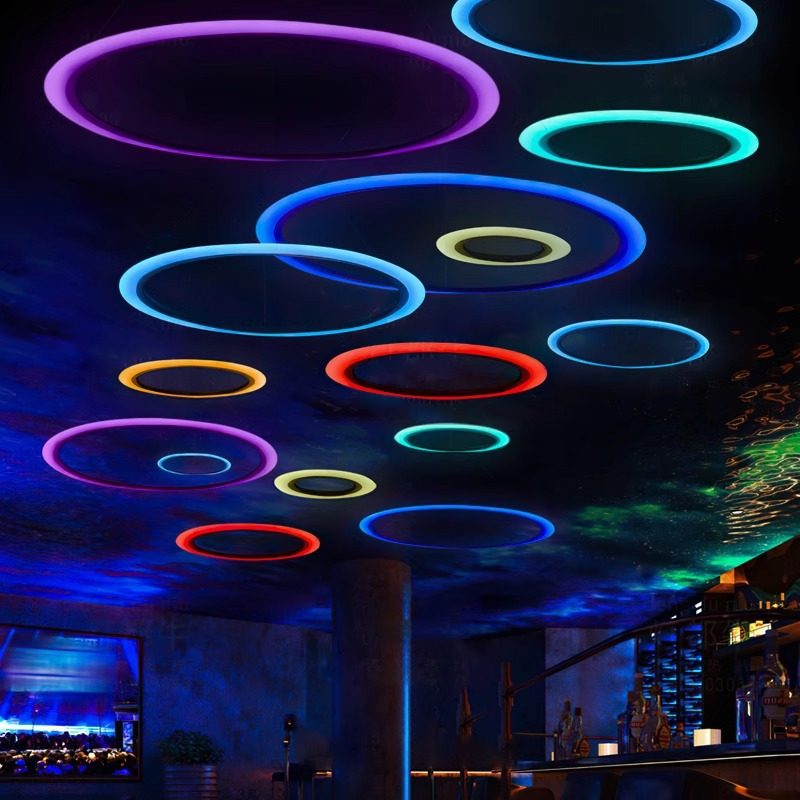 外贸出口网红七彩氛围灯酒吧灯电玩城游戏厅游乐场娃娃机室吊灯,家装灯饰光源,商用吊灯,淘宝优惠券,粉丝福利购,淘宝优惠卷