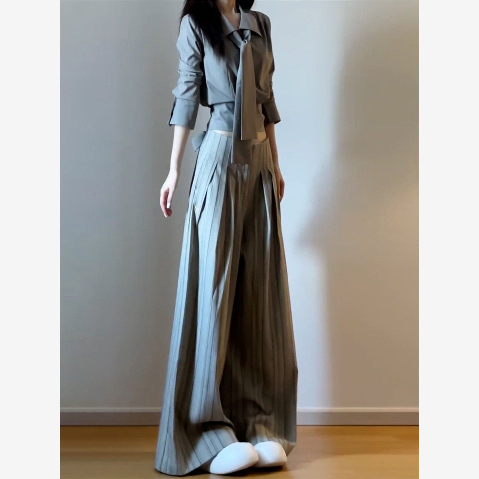 韩式大气衬衫秋装2025新