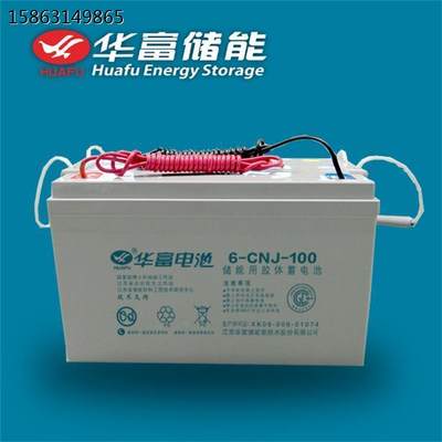 华富蓄电池6-CNJ-100胶