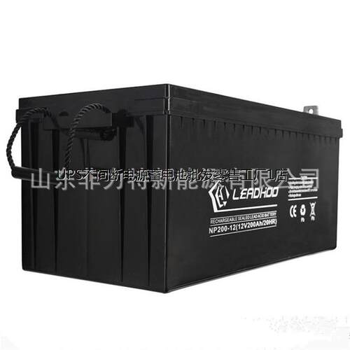 利虎LEADHOO蓄电池NP200-12铅酸12V200AH消防应急配电柜直流屏用