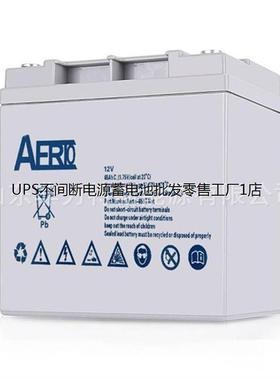 艾亚特蓄电池AERTO-24BT免维护12V24AH直流屏 UPS电源配套电池