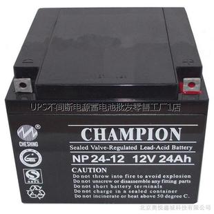 CHAMPION阀控式 铅酸免维护蓄电池NP17 100AH广东志成 12V24