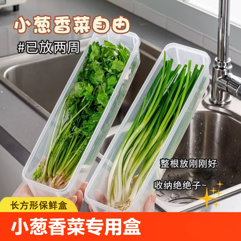 保鲜盒蔬菜大小葱香菜收纳盒