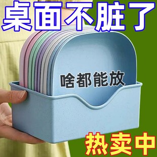 吐骨碟家用餐桌垃圾盘骨头小碟子塑料桌面零食干果小吃碟水果底座