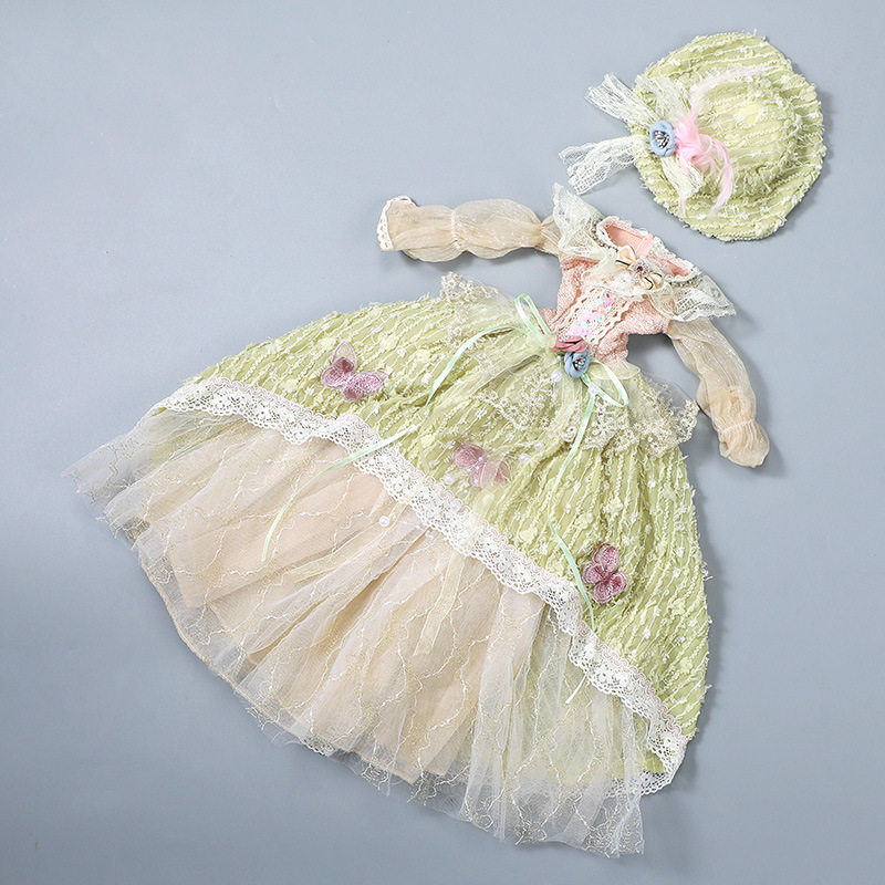 bjd3分娃衣普通60cm女娃衣服as58-62 sd13可穿洛丽塔风格宫廷裙子