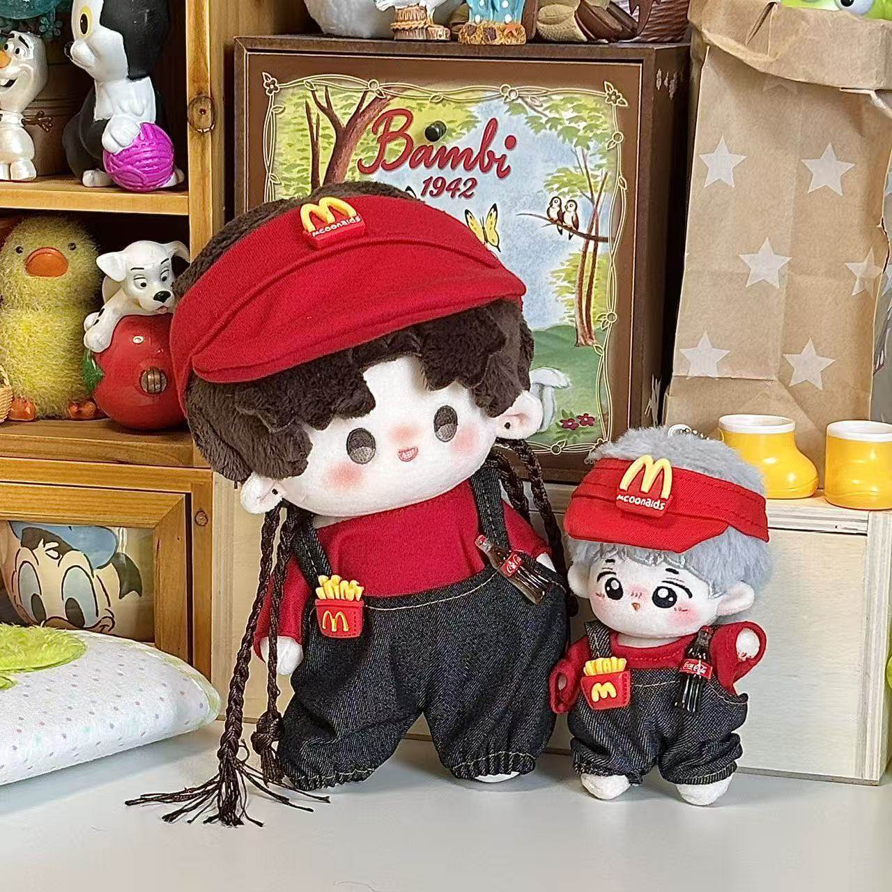 20厘米10cm棉花娃娃衣服毛绒玩具公仔换装平替可爱娃衣套装现货,童装/婴儿装/亲子装,连身衣/爬服/哈衣,淘宝优惠券,粉丝福利购,淘宝优惠卷