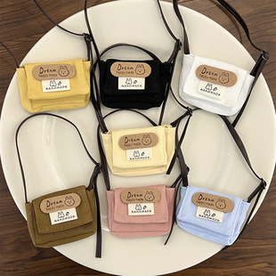 娃衣配饰配件拉布布嘎子姐kt猫长腿zsiga帆布小挎包迷你帆布包