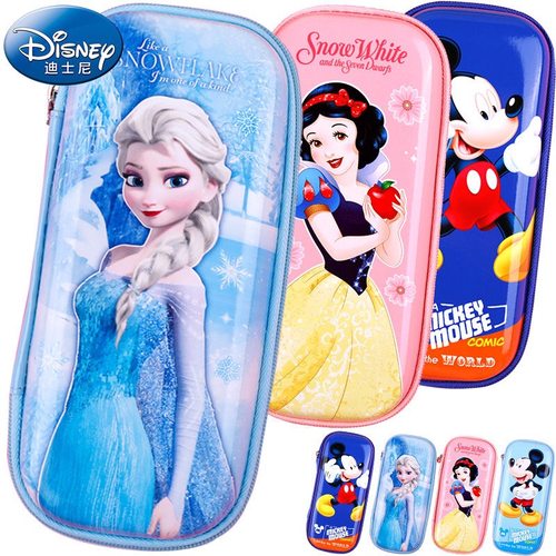 迪士尼公主铅笔袋PU防水卡通