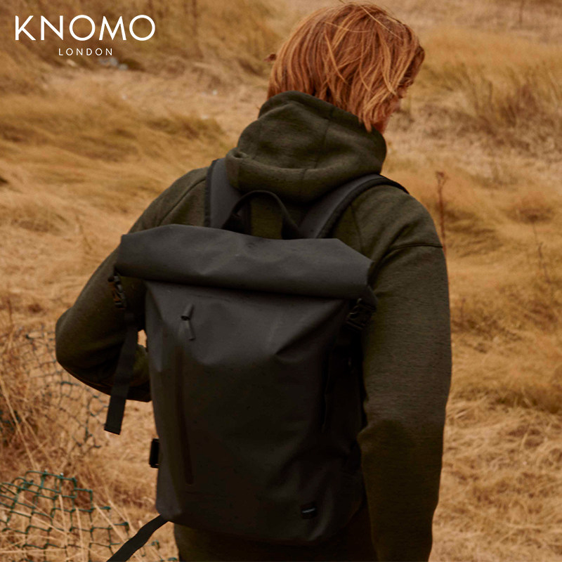 英国KNOMO 双肩包Cromwell大容量男士背包休闲旅行防水16寸电脑包