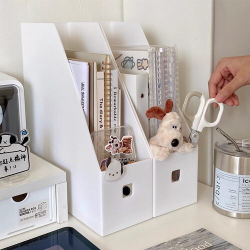 书立架文件架桌面书本收纳盒