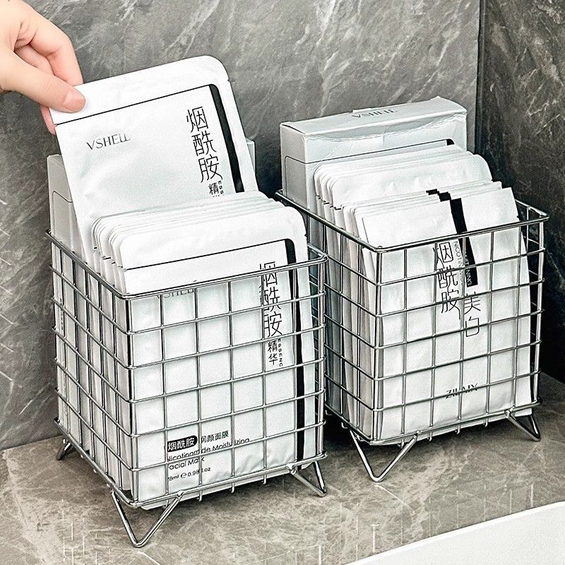 ins收纳化妆品新款宿舍桌面