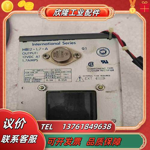 POWER-ONE控制器电源HB12-17-A成色新单议价