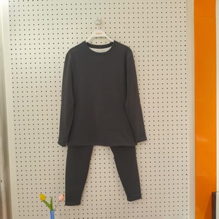 套装 香蜜闺秀25425051男士 云朵绒贴片圆领加厚秋衣秋裤