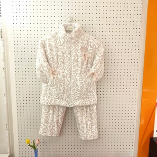 三层夹棉加厚家居服套装 香蜜闺秀25403081新款 女士立领冬款