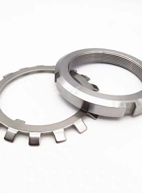 JLNSK10-M50 BKJ62不锈钢轴承用齿形防松垫圈 精密锁紧圆螺帽