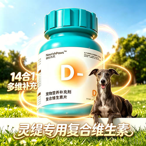 灵缇专用狗狗复合维生素b族片b1b12营养补充剂宠物小狗幼犬营养癖