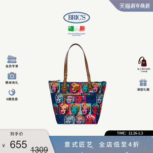 限量版 BRICS Warhol联名系列 Andy 单肩包购物袋托特包 托特包