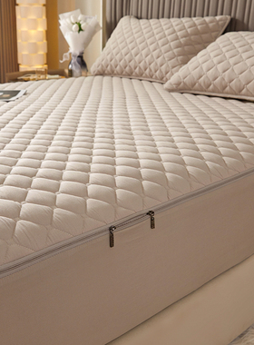 六面全包床笠罩防水隔尿席梦思床垫保护套罩拉链可定制隔脏防尘罩