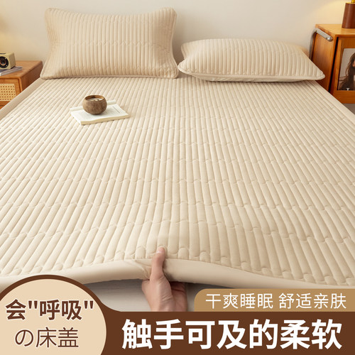 纯棉床盖不移位四季通用