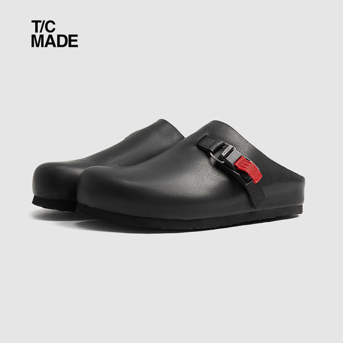 TCMADE包头牛皮勃肯鞋半拖
