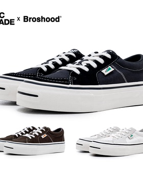 TCMADE xBroshood 联名春夏 开口笑帆布鞋日系工装厚底休闲硫化鞋