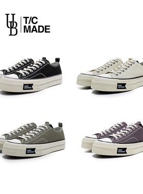 TCMADE X UNBENT 联名 24AW 厚底低帮帆布鞋潮流休闲硫化鞋男女款