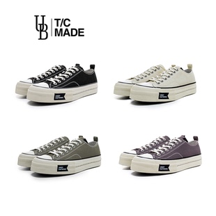 联名 24AW 厚底低帮帆布鞋 TCMADE 男女款 UNBENT 潮流休闲硫化鞋