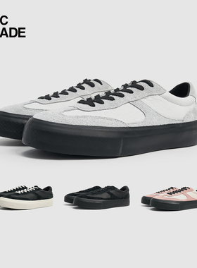 TCMADE 036 德训牛皮拼接硫化鞋 低帮厚底休闲运动帆布鞋 男女款
