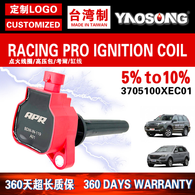 适用哈弗改装点火线圈高压包3705100XEC01 BDW-IN-107 BDW-IN-119