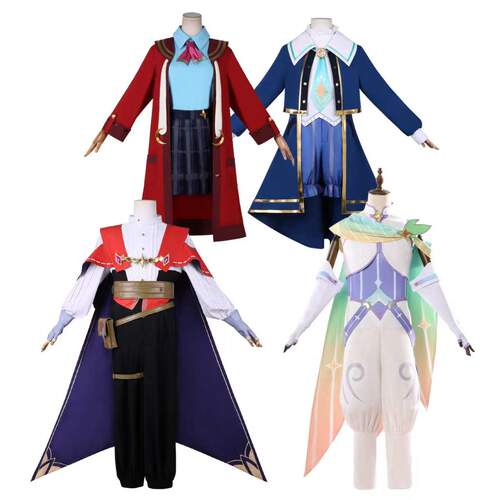 洛克王国:世界coss服伊里斯芙蕾雅路易斯恩佐cosplay二次元