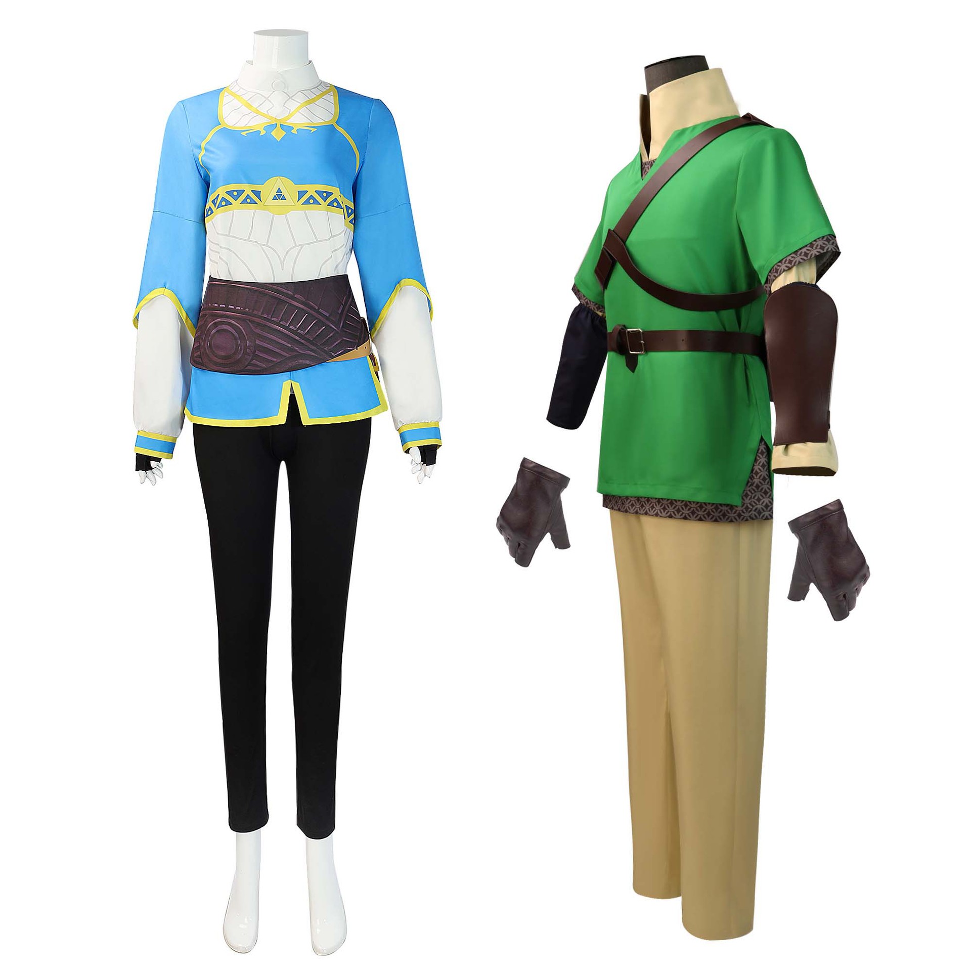 塞尔达传说cosplay服装王国之泪塞尔达公主林克精灵cos服装图片
